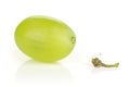 Fresh green grape isolated on white Royalty Free Stock Photo