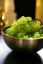 Fresh green grapes fruit Royalty Free Stock Photo