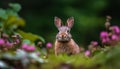 Fresh green grass pattern creates natural backdrop generated by AI