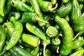 Fresh Green Hot Chilli Stock Photo