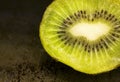 Fresh green kiwi fruit for breakfast Royalty Free Stock Photo