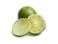 Fresh green lemon