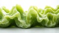 Fresh green lettuce on white background Royalty Free Stock Photo