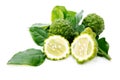 Fresh green lime. Kafir Royalty Free Stock Photo