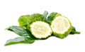 Fresh green lime. Kafir Royalty Free Stock Photo