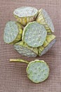 Fresh green lotus seed (lotus nut)