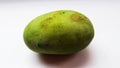 fresh mango isolated on white background closeup image