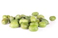 Fresh green mini baby kiwi fruit isolated on white Royalty Free Stock Photo