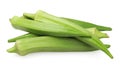 Fresh Green Okra Royalty Free Stock Photo