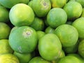 fresh green orange fruit arrangement Royalty Free Stock Photo