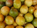 Fresh green passion fruit