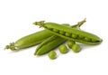 Fresh green pea pod Royalty Free Stock Photo