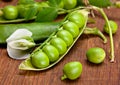 Fresh green peas Royalty Free Stock Photo