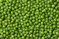 Fresh green peas close full frame