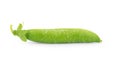 Fresh green peas isolated on a white background Royalty Free Stock Photo