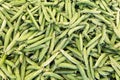 Fresh green peas at local bazaar Royalty Free Stock Photo