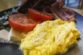 Fresh green pepper, onion and tomato give this savory omelet garden-fresh flavors. Healthy breakfast dish recipes healthy