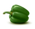 Fresh green pepper.