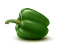 Fresh green pepper. Royalty Free Stock Photo