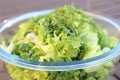 Fresh green salad.Salad Plate. Summer diner