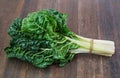 Fresh green silverbeet leaves Royalty Free Stock Photo