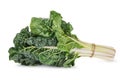 Fresh green silverbeet leaves