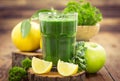 Fresh green smoothie Royalty Free Stock Photo