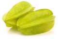 Fresh green starfruit Royalty Free Stock Photo