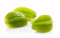 Fresh green starfruit Royalty Free Stock Photo