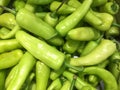 Fresh Green Sweet Peppers Royalty Free Stock Photo