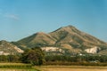 Fresh Green tuscany landscape in spring time Royalty Free Stock Photo