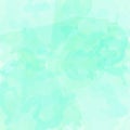 Fresh green watercolor background with splatters and spot .Marble surface. Mint color texture and paint splash.Spring Royalty Free Stock Photo