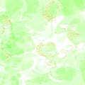 Fresh green watercolor background with splatters and spot .Marble surface. Mint color texture and paint splash.Spring Royalty Free Stock Photo