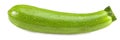 fresh green zucchini or marrow isolated on white background. full depth of field. clipping path Royalty Free Stock Photo