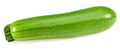 fresh green zucchini or marrow isolated on white background. full depth of field. clipping path Royalty Free Stock Photo