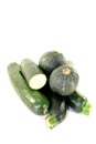 Fresh green zucchini mixed Royalty Free Stock Photo