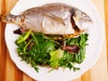 Fresh grilled Gilt-head bream