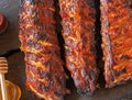 Barbecue Spareribs background