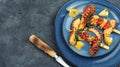 Fresh grilled octopus Royalty Free Stock Photo