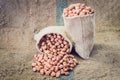 Fresh ground nuts Royalty Free Stock Photo