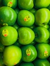 Fresh Group of green apples