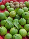 Fresh Guavas in fruit market