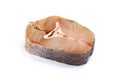 Fresh hake slice isolated