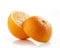 Fresh half orange Royalty Free Stock Photo