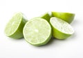 Fresh halfs of lime