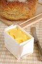 Fresh hand churned butter Royalty Free Stock Photo