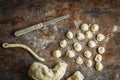 Home made Orecchiette pasta Royalty Free Stock Photo