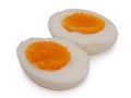 Fresh hard boiled eggs.clipping path Royalty Free Stock Photo
