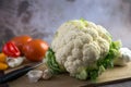 Fresh head of cauliflower