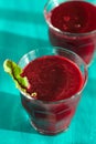 Fresh healthy beetroot juice Royalty Free Stock Photo